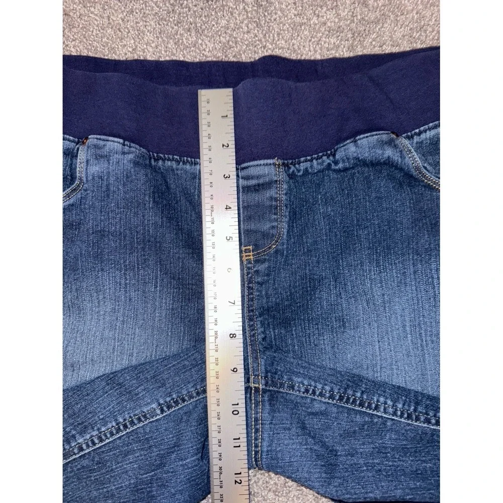 Great Expectations Women's Dark‎ Blue Maternity Shorts
